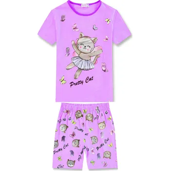 Dívčí pyžamo Dívčí pyžamo - KUGO WP0915, fialková Barva: Fialková, Velikost: 116