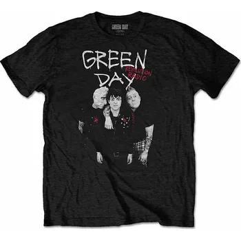 Green Day tričko, Red Hot Black, pánské XL