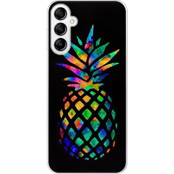 Pouzdro na mobilní telefon Odolné silikonové pouzdro iSaprio - Rainbow Pineapple - Samsung Galaxy A14 / A14 5G