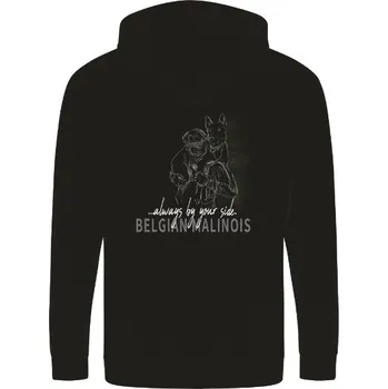 Pánská mikina Mikina na zip unisex s potiskem Belgian malinois pánské