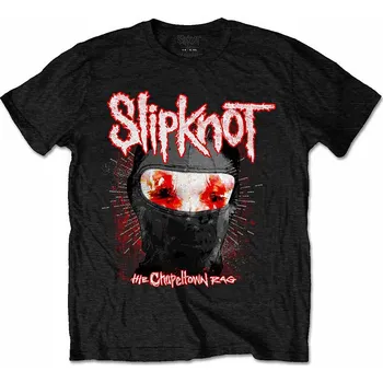 Pánské tričko Slipknot tričko, Chapeltown Rag Mask BP Black, pánské M