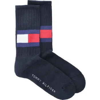Pánské ponožky Tommy Hilfiger Ponožky TH FLAG | Barva:tmavě modrá | Velikost:35-38, 35/38