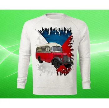 Pánská mikina mikina Praga RND dámská S (mikina s autobusem )