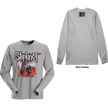 Pánské tričko Slipknot tričko dlouhý rukáv, Self-Titled BP Grey, pánské XL