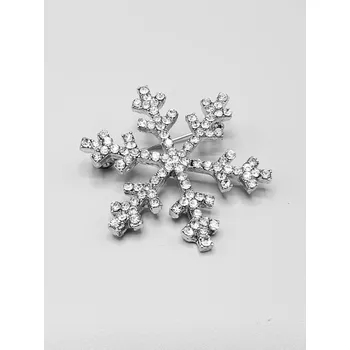 Brož Distribuce - Dárky, šperky, minerály - K. Vlasáková Vánoční vločka - brož