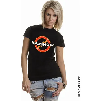 Dámské tričko Big Bang Theory tričko, Bazinga Underground Logo Girly, dámské M
