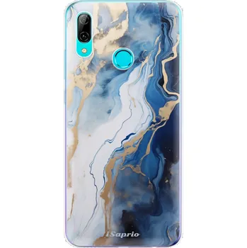 Pouzdro na mobilní telefon Odolné silikonové pouzdro iSaprio - Blue White Marble - Huawei P Smart 2019