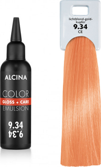 Alcina Color Emulsion 9.3 – Tönung In Lichtblond-gold Für Bis Zu 10 Haarwäschen