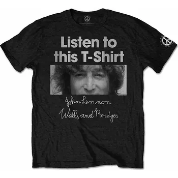 John Lennon tričko, Listen Lady, pánské S
