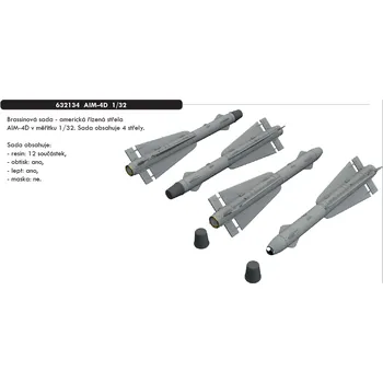 Plastikový model Eduard 1/32 AIM-4D