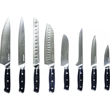 Kuchyňský nůž KATFINGER | Profi | sada damaškových nožů 8ks | KFs005