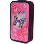 Školní penál 3-patra Butterfly - Neplněný penál