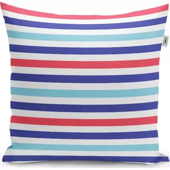 Polštář Dekorační polštář Barevné veselé pruhy - Sablio - 40x40 cm