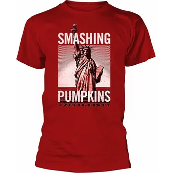 Smashing Pumpkins tričko, Zeitgeist Statue BP Red, pánské XXL