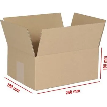 Obalový materiál A5 Klopová krabice 240x180x100 mm, 3VVL
