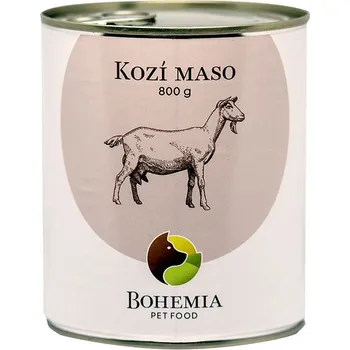 Krmivo pro psa Bohemia Pet Food Konzerva BOHEMIA kozí maso ve vlastní šťávě 800g