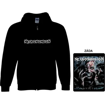 Pánská mikina Necronomicon - mikina s kapucí a zipem