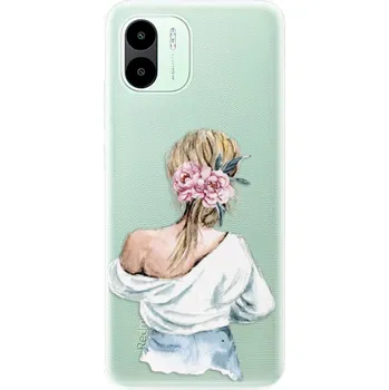 Odolné silikonové pouzdro iSaprio - Girl with flowers - Xiaomi Redmi A1 / A2