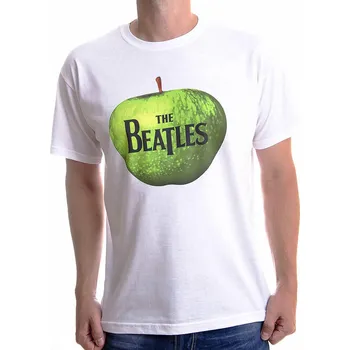 Pánská móda The Beatles tričko, Apple White, pánské L