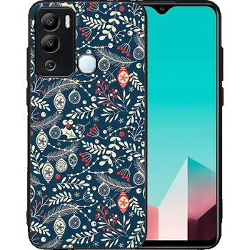 Vánoční dekorace VSECHNONAMOBIL 71287 MY ART Kryt s vánočním designem Infinix Hot 12i MISTLETOE (070)