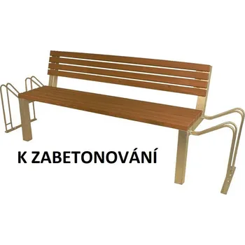 Zahradní lavice Lavička CYKLISTA