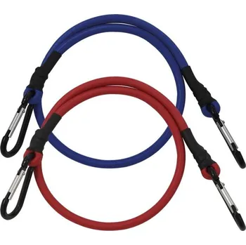 Upínací popruh Petex Upínač pružný s karabinami - sada 2ks