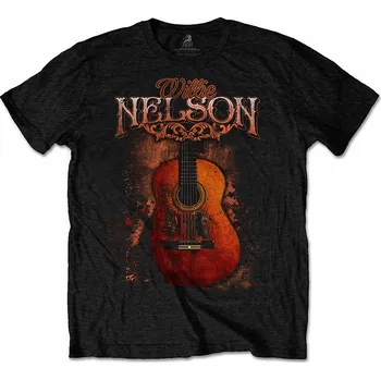 Pánská móda Willie Nelson tričko, Trigger Black, pánské M