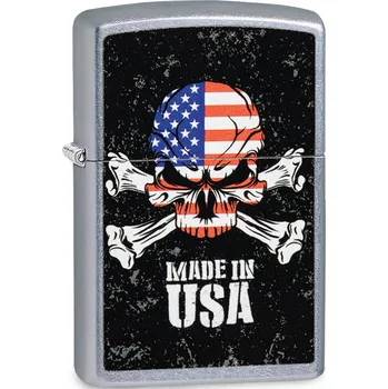 Zapalovač Zippo Made in USA Skull 1358