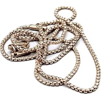 Řetízek Ocelový řetízek č. 44 růžové provedení (0,1 x 45 cm)