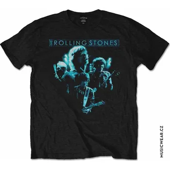 Pánská móda Rolling Stones tričko, Band Glow, pánské S