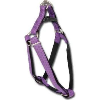 Postroj pro psa Nayeco postroj MAC LEATHER lila 60-100 cm/2.5 cm