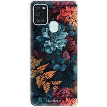 Pouzdro na mobilní telefon Odolné silikonové pouzdro iSaprio - Gloomy Flowers - Samsung Galaxy A21s