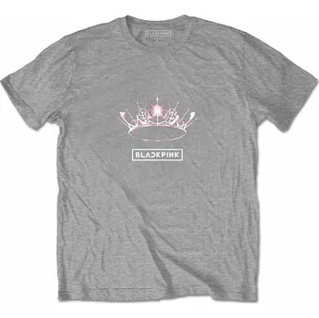 Pánská móda BlackPink tričko, The Album - Crown BP Grey, pánské M
