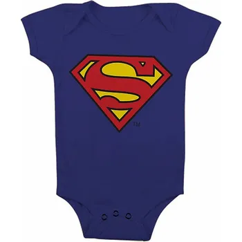 Kojenecký body Superman kojenecké body, Shield, dětské XL velikost XL (12 měsíců)