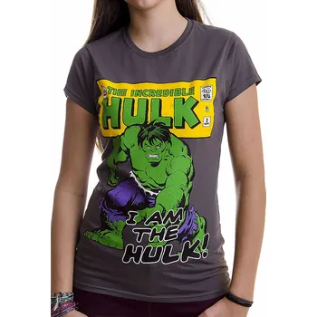 Dámské tričko The Hulk tričko, I Am The Hulk Girly, dámské L