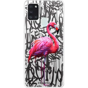 Telefonní příslušenství Odolné silikonové pouzdro iSaprio - Flamingo Graffiti - Samsung Galaxy A21s