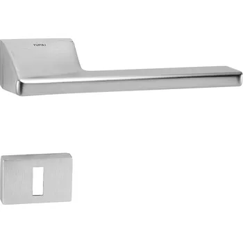 Dveřní kování TI - SALINAS - RT 4130RT rozety PZ, madlo/klika pravá OCS - Chrom broušený (96)