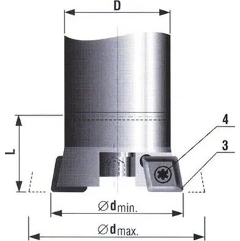 Nožová jednotka hrubovací - 242429 40