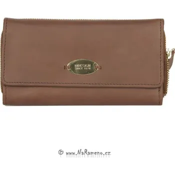 Světle hnědá dlouhá dámská peněženka HIDESIGN s mincovníkem na zip Astra W2