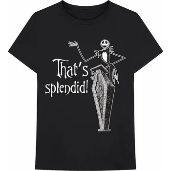 Pánská móda The Nightmare Before Christmas tričko, Splendid Black, pánské XL