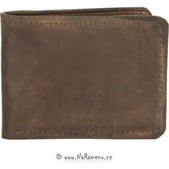 Peněženka Tenká jednoduchá pánská peněženka Roger oříškové barvy od Aunts and Uncles