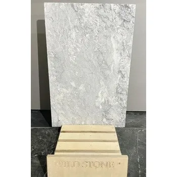 Dlažba Dlažba imitace mramoru Mramor Sky Grey Brushed M-03 cm 61 x 40,6 cm