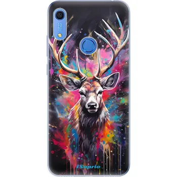 Telefonní příslušenství Odolné silikonové pouzdro iSaprio - Abstract Deer - Huawei Y6s