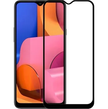 Picasee 3D ochranné tvrzené sklo s rámečkem pro Samsung Galaxy A20s - černé