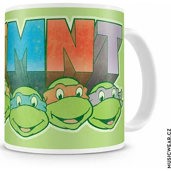 Želvy Ninja keramický hrnek 250ml, Distressed Faces