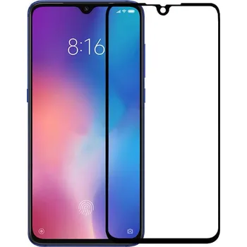 Picasee 3D ochranné tvrzené sklo s rámečkem pro Xiaomi Mi 9 SE - černé