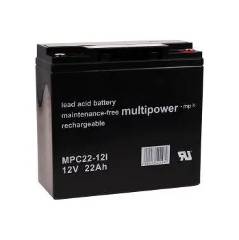 Záložní baterie Baterie nouzové napájení (UPS) 12V 22Ah (nahrazuje 17Ah, 18Ah, 19Ah) hluboký cyklus 22Ah