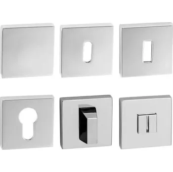 Dveřní kování TI - ROZETA - HR rozety PZ OC - ​​Chrom lesklý (03)