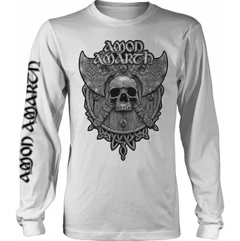 Amon Amarth tričko dlouhý rukáv, Grey Skull, pánské S