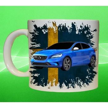 hrnek s Volvo V40 150ml (hrneček s osobním autem VOLVO)